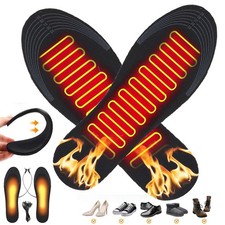 Winter USB Electric Heated Shoe Insoles Warm Socks Feet Heater Foot Warmer Pads