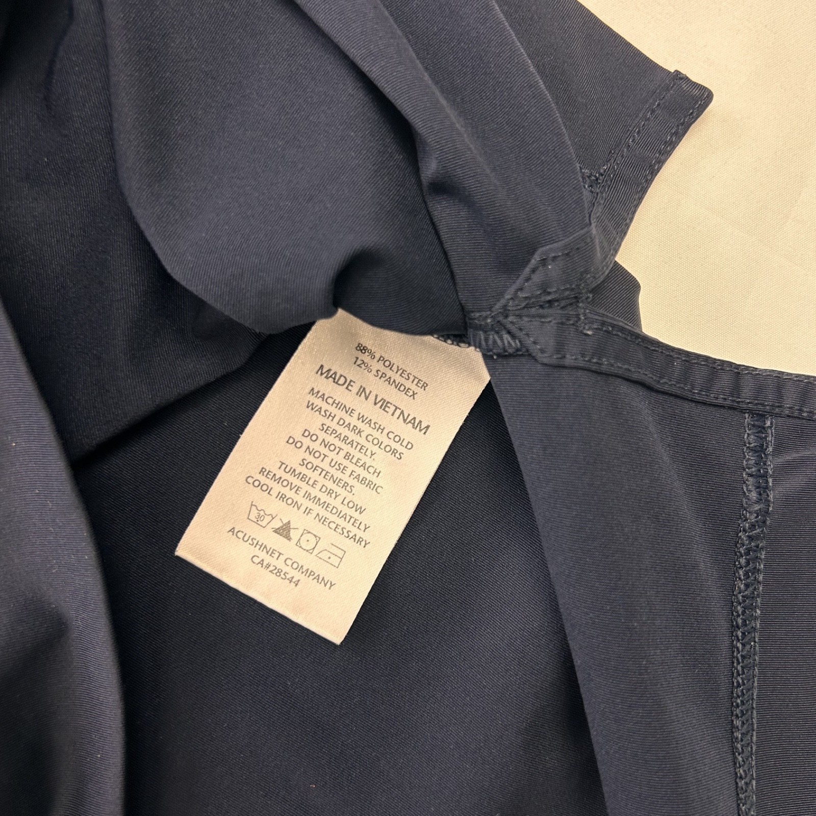 FootJoy Men Solid Navy Polyester Short Sleeve Gol… - image 5