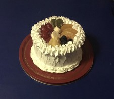DEZICAKES Fake Cake, Sooo Real Looking, Buttercream With Fruit Topping