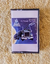 ON THROUGH the NIGHT by DEF LEPPARD Cassette Tape 1980 Mercury CLASSIC ROCK EX