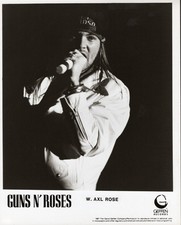 GUNS N ROSES Original 8x10 Glossy B W promo photos