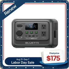BLUETTI Elite 30 V2 288Wh 600W Portable Power Station Generator for Camping Trip