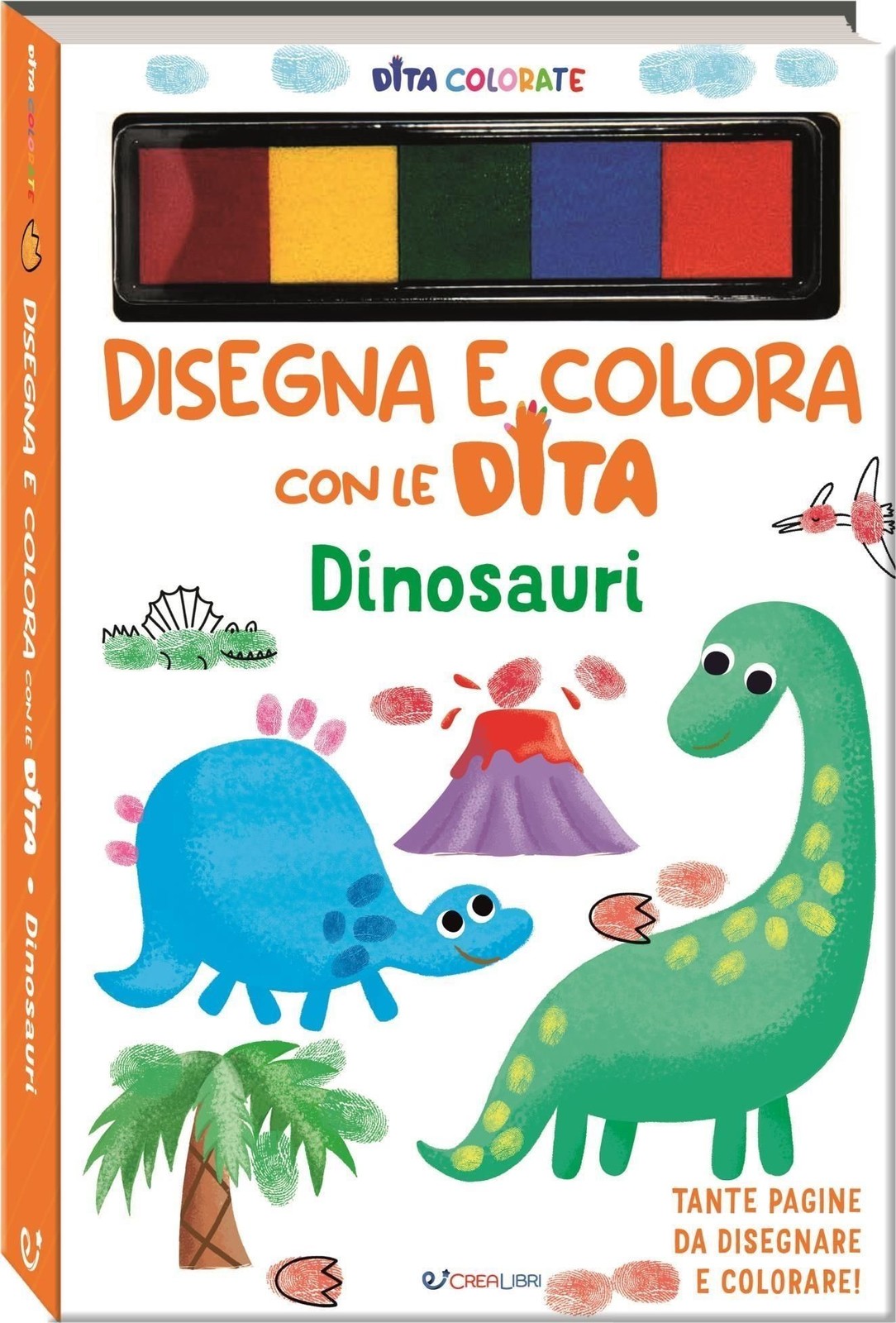 Libri Elizabeth Golding - Dinosauri. Disegna E Colora Con Le Dita. Ediz. A Spira