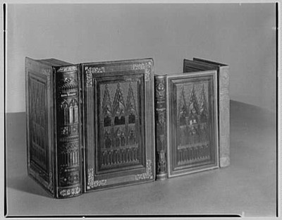 Gordon Ray, 25 Sutton Place South, New York. Group of French cathedral bindings