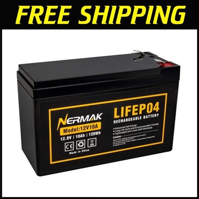 Versatile 12V 10Ah Rechargeable Battery - BMS Built-in