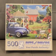 Puzzle 500 Pieces Bits and Pieces A Simple Time Alan Giana Car House New Sealed