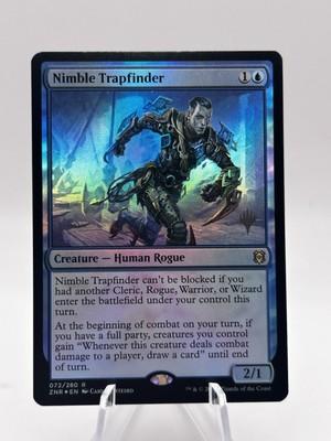 Nimble Trapfinder 072/280 Foil Promo Stamped Zendikar Rising ZNR MTG NM