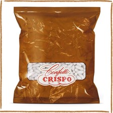 Crispo Confetti Cannellini Ideali per Battesimo Cresima Comunione Matrimonio 1Kg