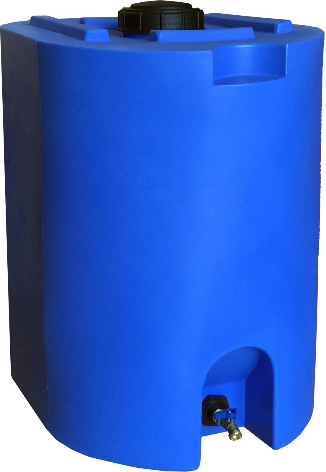 WaterPrepared Stackable Plastic Drinking Water Storage Tank with Spigots, 55 ...