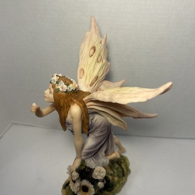 Summit Collection Fairy Figurine 11 Inch Large Wings Statue - WISHING - With Box