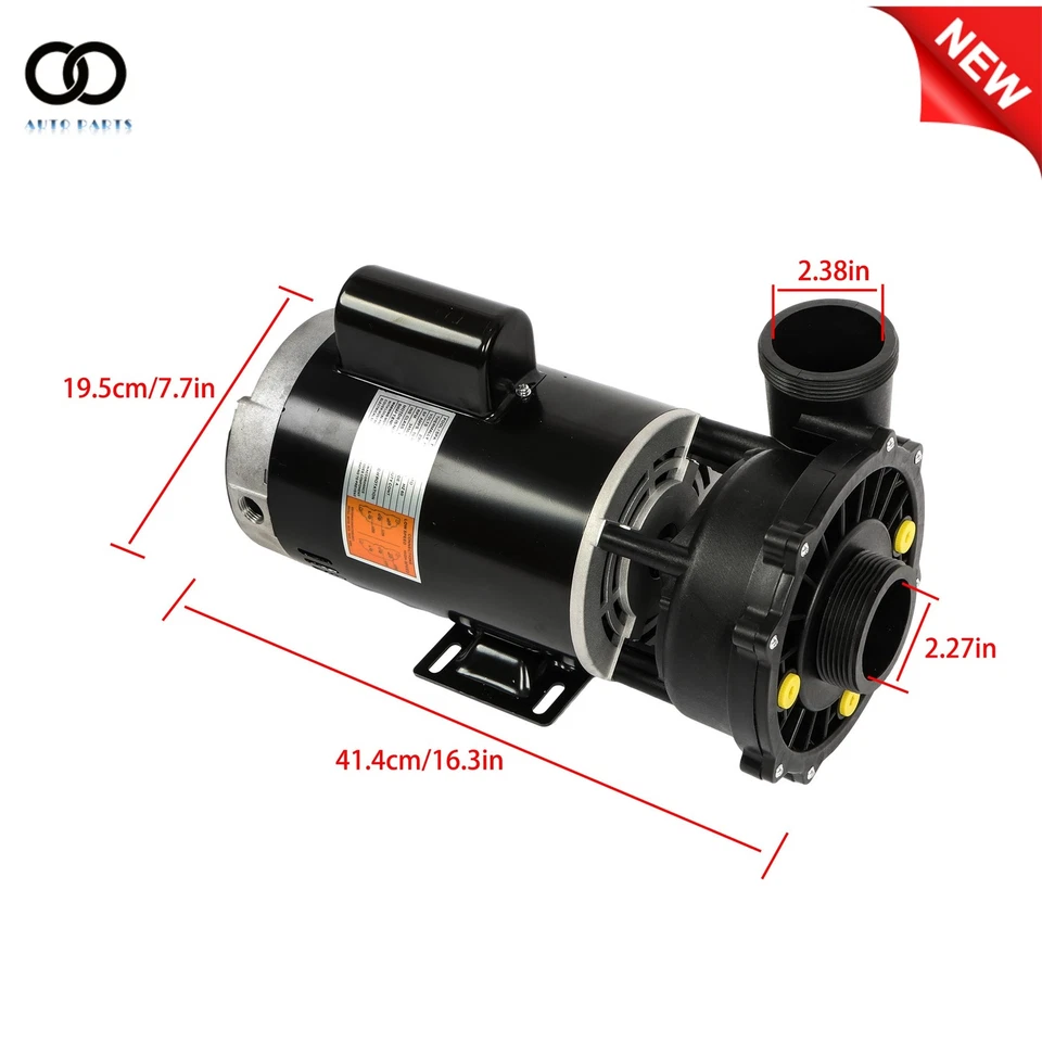 1 упаковка 3721221-1D Executive 56 рама 3 лс 230 В для двухскоростного насоса для гидромассажной ванны спа - Изображение 2 из 4