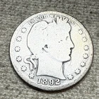 1892 O Barber Quarter
