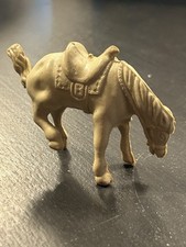 Marx Chubby Western Horse Bucking 1950s Tan Plastic