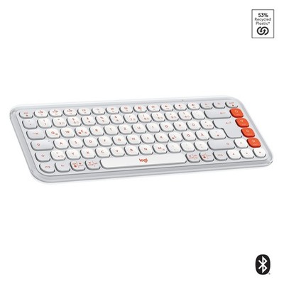 Logitech POP Icon Keys Weiß - Kabellose Multi-Device-Tastatur, An GWN5-795