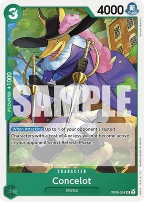 Concelot - OP08-024 - U x1 - NM-Mint - OP-08: Two Legends
