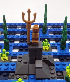 LEGO Atlantis Treasureboardgame - Set# 3851 - Complete