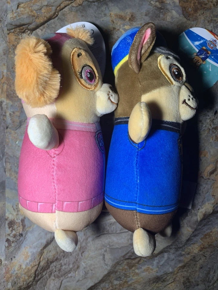 Paw Patrol HugMees Squishmallows: 8in Skye & Chase New With Tags *See Pics* - Image 3 of 4