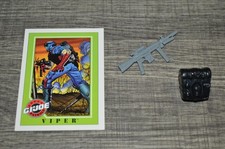 Gijoe Cobra Infantry Viper 1986 (mochila y rifle) color gris raro y original
