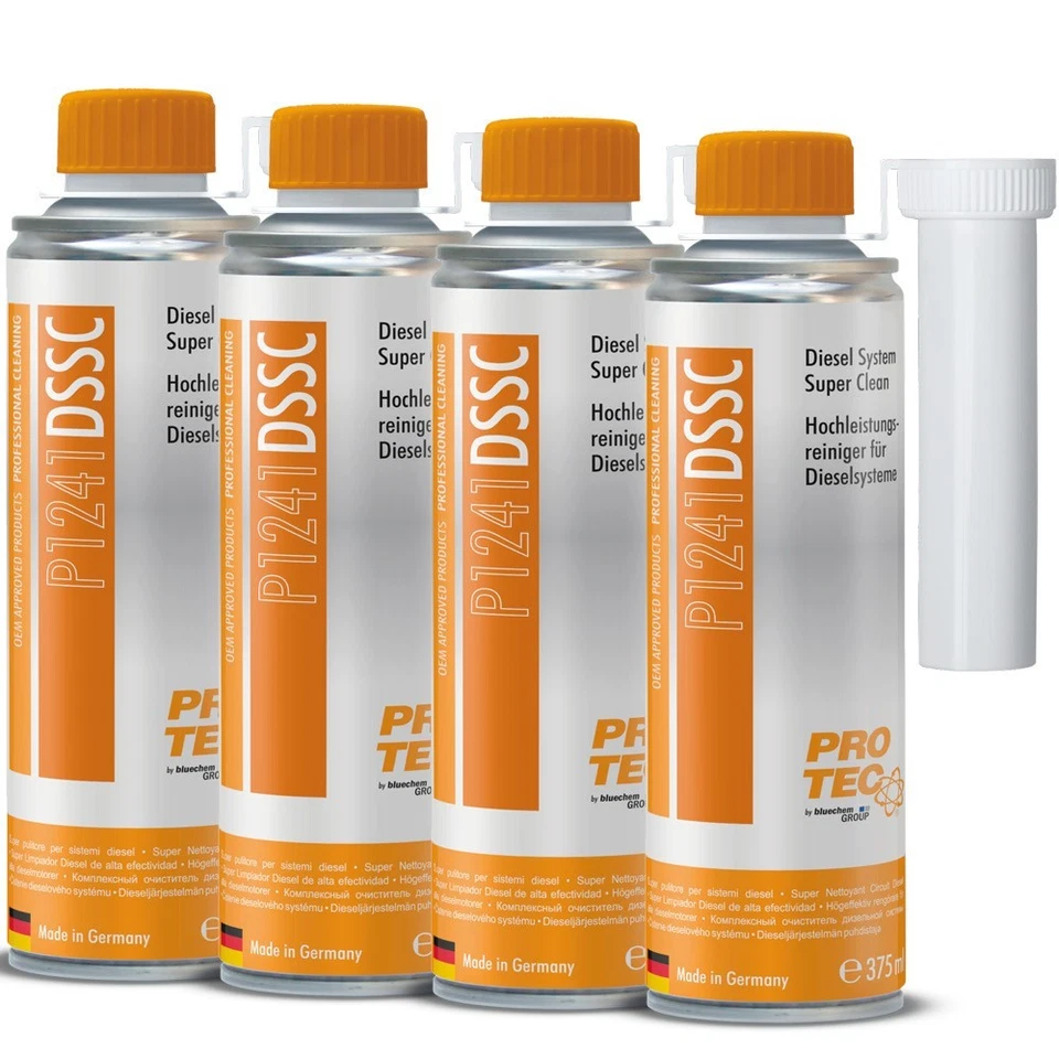 4x Pro-Tec P1241 DSSC Diesel System Super Clean - Hochleistungsreiniger 375ml