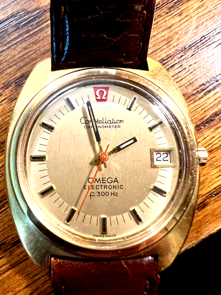 omega constellation electronic f300hz Gold | eBay