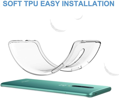 COVER CUSTODIA PER ONEPLUS 8 5G TRASPARENTE SOTTILE ULTRA SLIM SILICONE - Foto 6 di 7