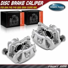 2x Front Brake Caliper w/ Bracket for BMW F45 228i X1 X2 Mini Cooper Countryman