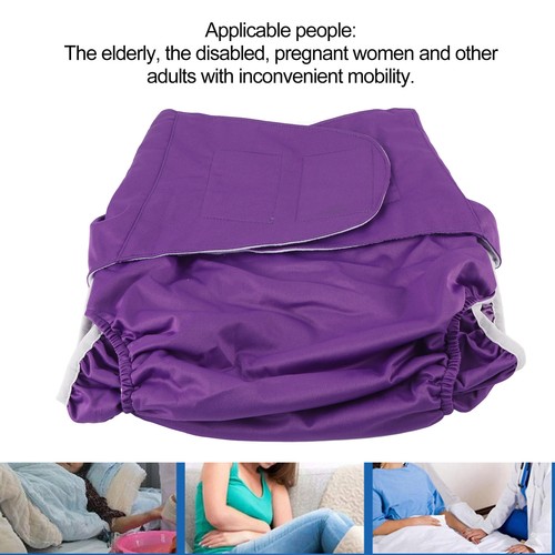 (Large Size)Adult Cloth Diaper Washable Elderly Incontinence ECA - Picture 10 of 20