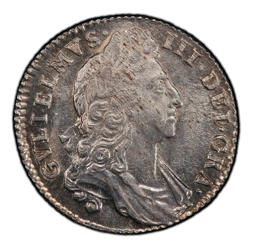 England - 1697 William III - Shilling - NGC MS64 - ONLY ONE GRADED FINER!