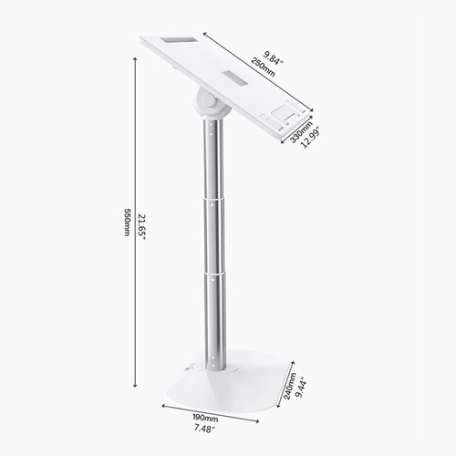 Portable Laptop Stand Adjustable Aluminum Holder for 11-17" Laptops & Tablets - Afbeelding 8 van 8