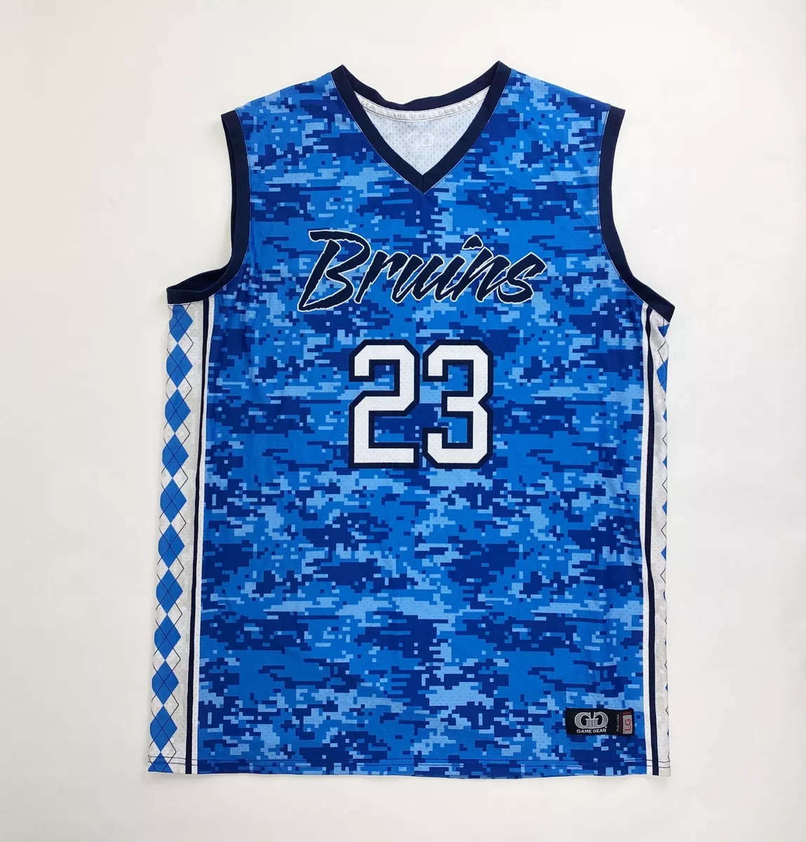 blue basketball practice jersey design