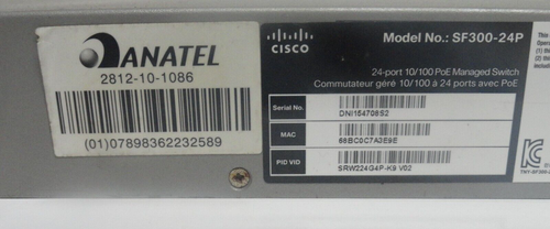 Cisco SF300-24PP 24-port 10/100 PoE+ Managed Ethernet Switch (SF300-24PP-K9) - Picture 6 of 9