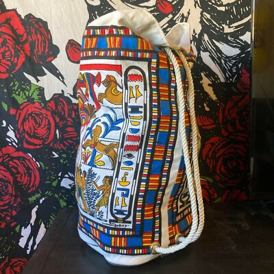 VTG El Karnak Jobhy Egyptian All Over Print AOP Drawstring  display picture 3