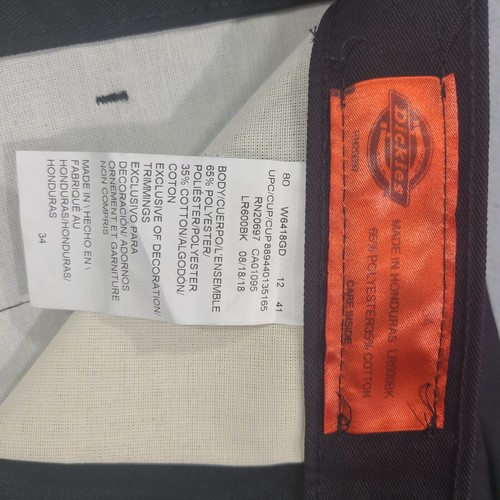 Pantalones Cortos de Trabajo Dickies Industrial Cargo Para Hombre 34 Negro Calce Relajado 10" Entrepierna Trabajo - Imagen 8 de 18