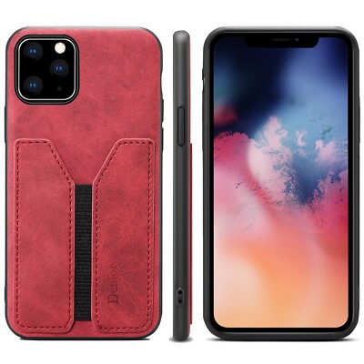 For iPhone 13 14 15 Pro Max 12 8 11 Luxury Slim Leather Card Wallet Case Cover