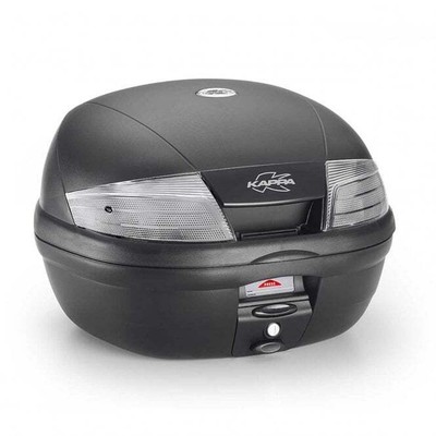 Kappa Monolock Top Box - K35N Action 2.0 35L (schwarz mit transparentem Reflektor)