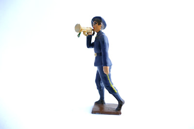 Lot De 6 Figurines Plomb Creux 50 Mm Chasseur Alpin Tireur Debout