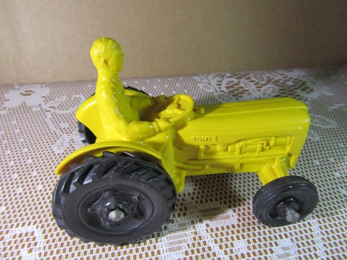 972X Vintage 1965 Tomte Lardal 19 Norway Fordson Tractor Farming Yellow 1:20 - Picture 11 of 11