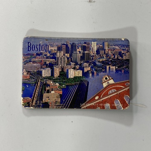 Vintage Boston Massachusetts Faneuil Hall Skyscraper Boston Harbor Fridge Magnet - Picture 3 of 12
