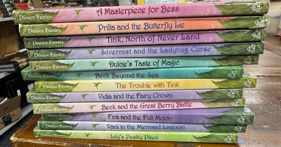 lot of 12 Tales of Pixie Hollow Disney Fairies books 1-12