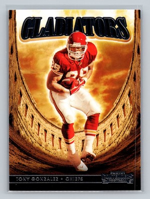 Tony Gonzalez #GLD-TGO 2021 Panini Contenders Kansas City Chiefs Gladiators