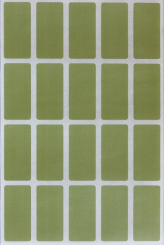 COLOR CODING RECTANGLE LABELS SCHOOL OFFICE PROJECT QUALITY STICKERS - Picture 28 of 38