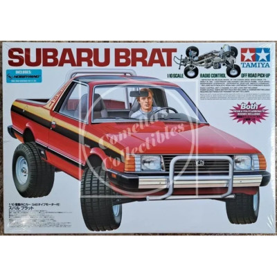 Tamiya 1/10 Subaru Brat 2WD Kit with Resin & Poly Body 540 Motor