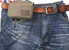 Belt Pouch for Men Women YKK Zippers EDC Pouch Belt Bag Waist Pack for