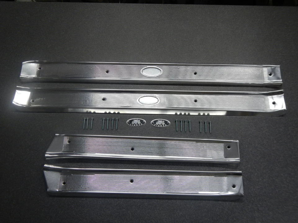 1961 1962 1963 1964 Buick LeSabre Invicta Wildcat placas de umbral de puerta modelos de 4 puertas Foto 3 de 4