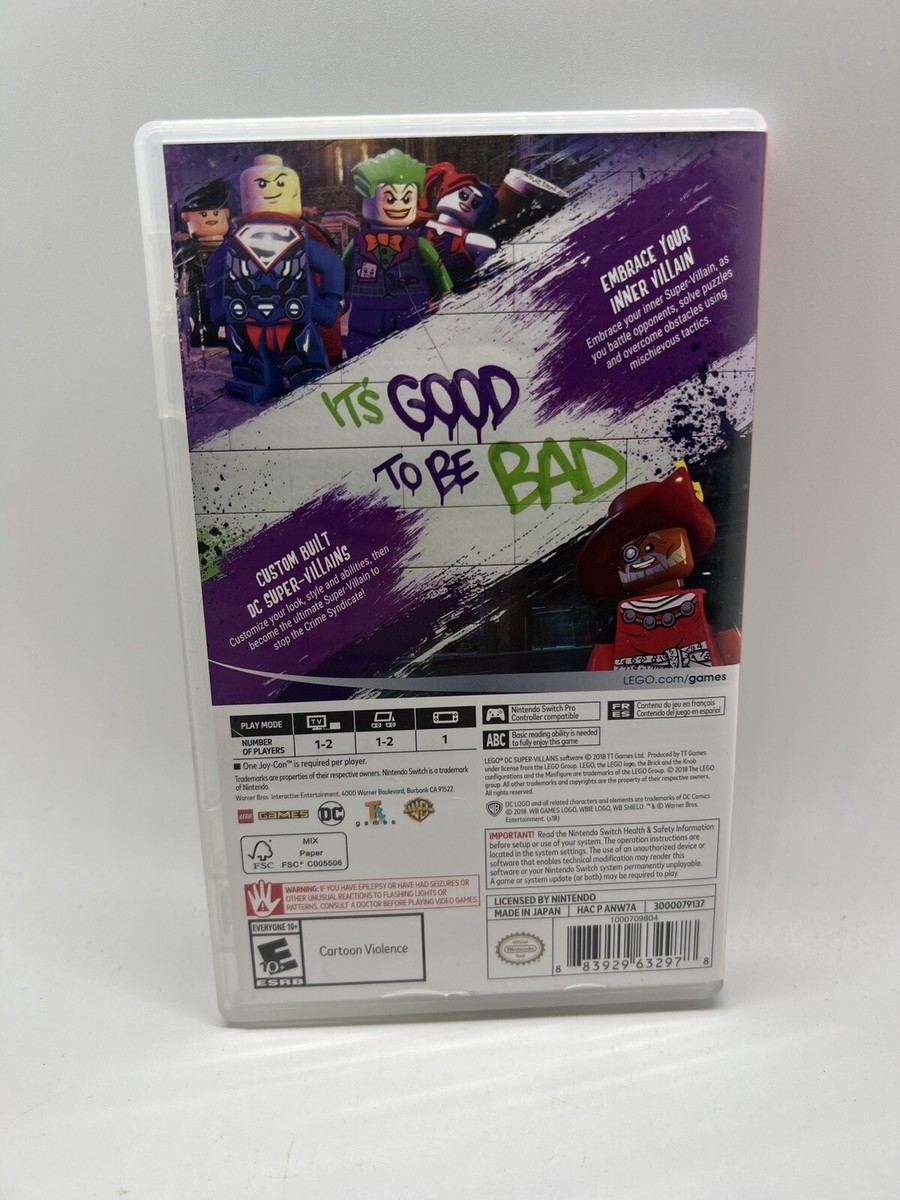 LEGO D.C. Supervillains (Nintendo Switch) (CIB) - Tested