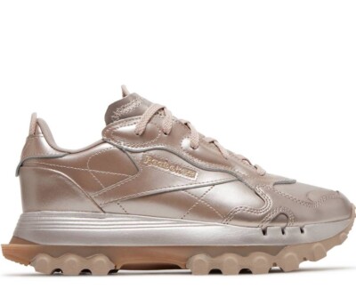 Reebok x Cardi B Women's Size Classic Leather Rose Gold Shoe
