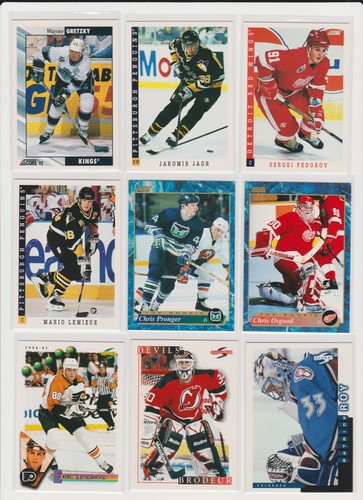 Wayne Gretzky #412 1992 Score card