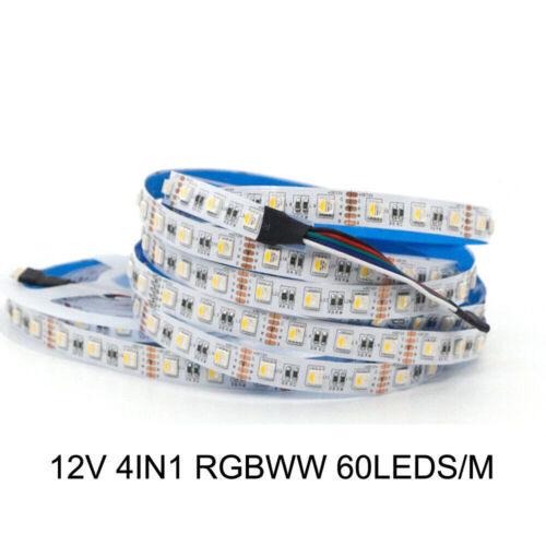 4in1 RGBW RGBWW LED Strip light 5050 60/96/120leds/m RGB White Tape lamp 12V 24V - Picture 21 of 30