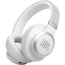 JBL Live 770 NC Over-Ear Noise-Cancelling Headphones White 