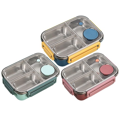 Lunch Box For Kids Adults Food Container Picnic Compartments Storage Box